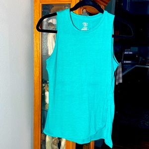 Athletic Works size small (4-6) teal/green tank